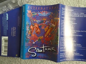 MUSIC CASSETTE: SANTANA: "SUPERNATURAL", ARISTA RECORDS - Picture 1 of 8