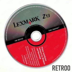 CD logiciel Lexmark Z13 JetPrinter Windows pour Windows et Mac - Photo 1/1