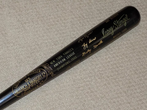 1960 New York Yankees World Series Black Bat Mickey Mantle Berra Roger Maris Cover