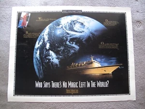 Original Vintage ROYAL VIKING LINE Cruise Ship Travel Poster. 29-1/2" x 38-1/2" - Picture 1 of 6