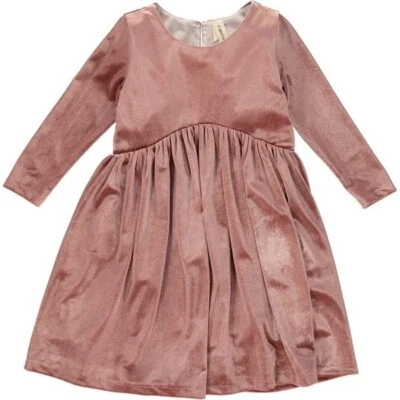 Nuevo con etiquetas Vestido de Terciopelo Rosa CHARLOTTE VIÑETA VIÑETA Boutique Tallas 2 8 10 Foto 1 de 4