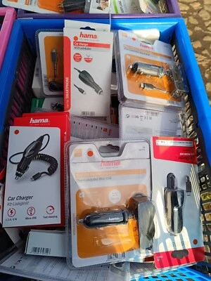 100 St Restposten Paket - Hama Kabel - Handy Hüllen - SAT - Audio - Bild 1 von 4