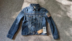 Polo Ralph Lauren NEW Kids Size 6 Denim Jean Jacket American Flag 1967 NWT - Picture 1 of 5