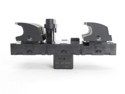 Interruptor de ventana eléctrica principal delantero del conductor VW 5K4959857AXSH genuino Foto 1 de 4