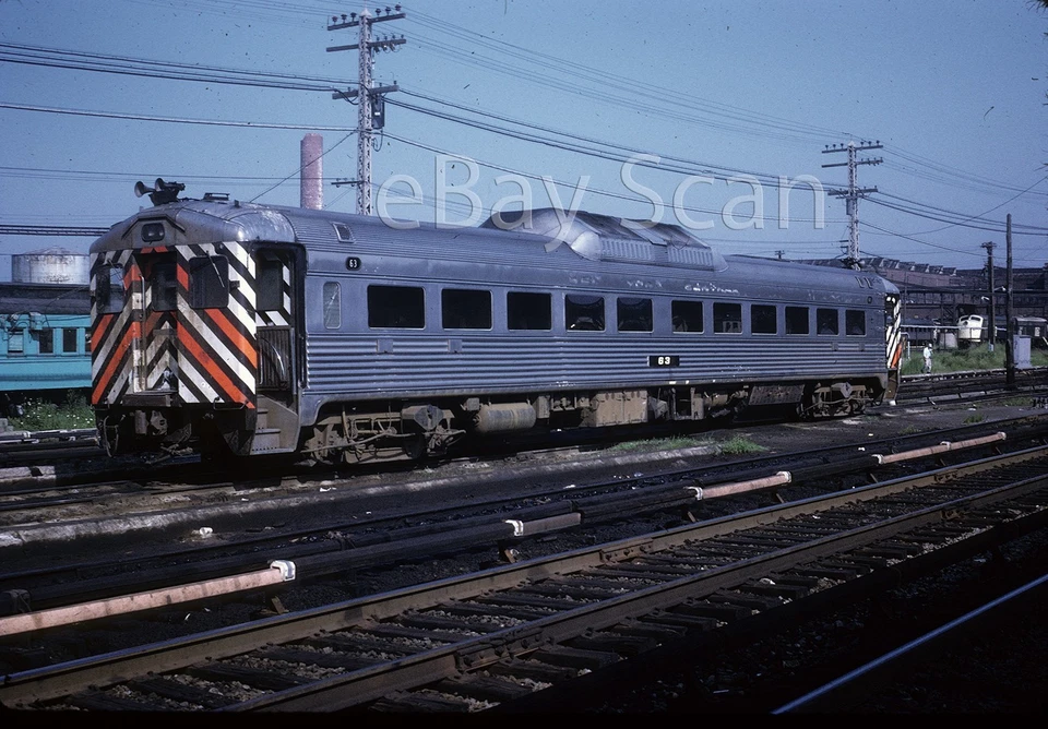 Diapositiva original - NYC New York Central RDC 63 1972 Foto 1 de 1