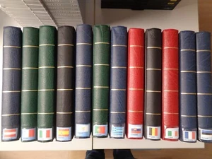 12 Stück LEUCHTTURM Moneta Münzalben in verschiedenen Farben!  Ringbinder - Zdjęcie 1 z 5