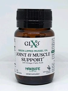 Haka Life GLX3 Green Lipped Mussel Oil 60 Softgels BETTER Than Fish Oil 09/2026 - Picture 1 of 4