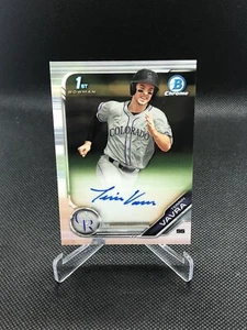 Terrin Vavra • 2019 Bowman Chrome RC Auto Autograph #CPA-TV - ROCKIES / ORIOLES - Picture 1 of 2