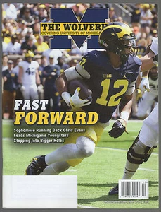 CHRIS EVANS THE WOLVERINE MAGAZINE UNIVERSITY OF MICHIGAN FOOTBALL MAY 2017 - Picture 1 of 1