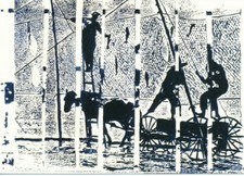 Invitation card/invitation card: heribert C. Ottersbach painter's studio Cologne 2000