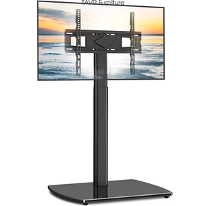 TAVR Universal Swivel Floor TV Stand with Mount for 27 to 65 inch TVs - Picture 1 of 11