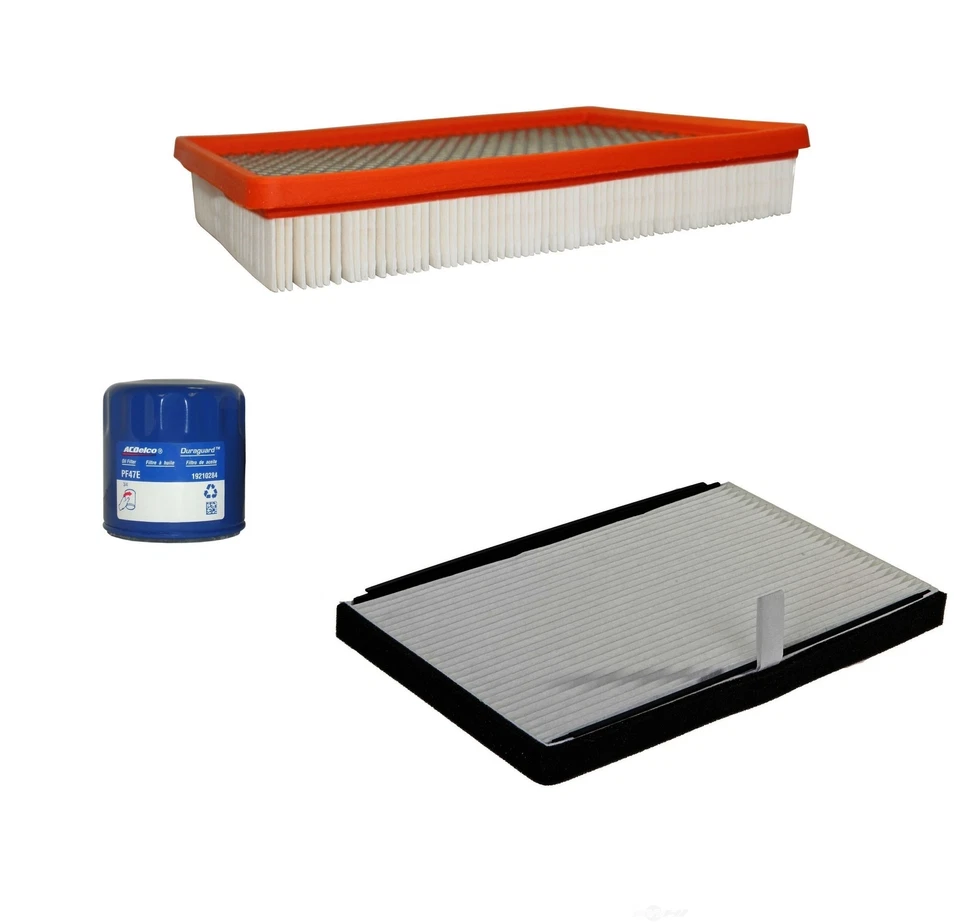 Kit de filtro de cabina de papel de motor y aceite de aire ACDelco para Buick Allure Chevy Impala Foto 1 de 1