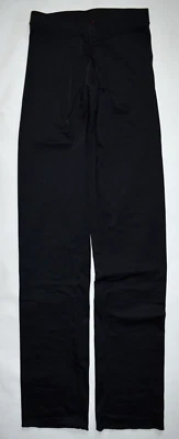 Pantalones de pierna recta elásticos negros MARCIA Active Wear dobladillos crudos 21345 para mujer S Foto 1 de 4