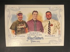 2013 Topps Allen & Ginter #185 Lattuca/Robert-Demolaize/McCabe 2011 2012 Code