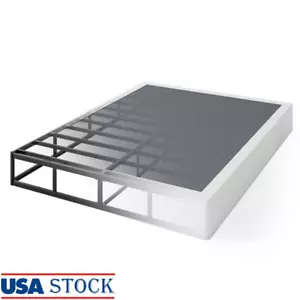 9 Inch Full Box Spring Sturdy Metal Frame Easy Assembly Noise-Free Support New - Picture 1 of 7