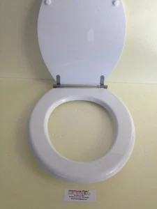 SENESI COPRI WC ARTIGIANALE IN LEGNO PER WC DONATELLO CM 36-Y 42-Z 14 BIANCO  - Picture 1 of 3