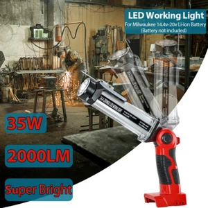 Portable LED Work Light For Milwaukee 18V Li-Ion Battery Work Light 35W 2000LM - Picture 1 of 12