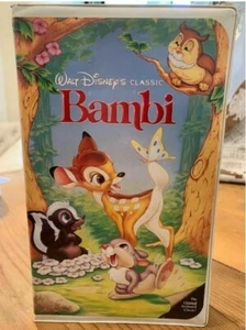 ** RARE ** Walt Disney The Classics Bambi Black Diamond Collection VHS Tape - Picture 1 of 4
