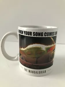 Tazza caffè Star Wars The Mandalorian Baby Yoda Grogu quando arriva la tua canzone NUOVA - Foto 1 di 5