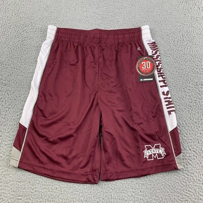 Pantalones Cortos Mississippi State Bulldogs Para Hombres Grandes Granate Coliseo Pool Time NCAA Foto 1 de 4