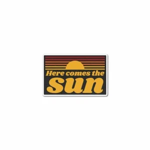 Retro Sun Sticker Decal Beach Sunset Good Vibes Surf - Picture 1 of 5