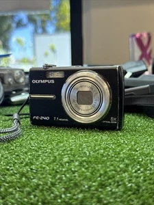 Olympus FE-240 7.1MP Digital Camera- Black *Tested Working* - Picture 1 of 13