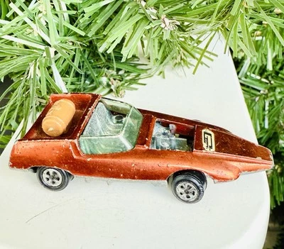 Smuggler Johnny Lightning Topper 1970 naranja marrón cobre fundición original Foto 1 de 4