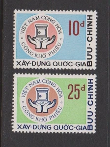 1972 South Vietnam Stamps Hands Holding Safe Scott # 431-432 MNH - Picture 1 of 1