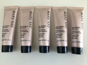 Crema de Noche Extra Emoliente Mary Kay, ¡LOTE de 5! Tamaño de viaje - 0,42 OZ P16 - Imagen 1 de 1