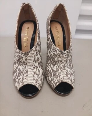 L.A.M.B. Ramsey кожи змеиной кожи Stiletto высокий каблук туфли Sz 6 - Изображение 1 из 4