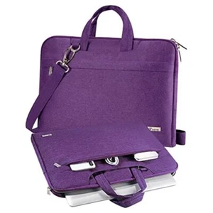 Laptop Bag 13-14 inch with Shoulder Strap & Handle, 13-13.5 inch Purple - Picture 1 of 7