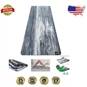 Lightweight Non-Slip Yoga Mat for Hot Yoga (72”x24”) - Durable & Vibrant Style - Picture 1 of 8