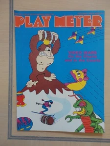 Play Meter June 1982 Cover Only For Video Arcade Original Magazine Pull Out Ad - Picture 1 of 1