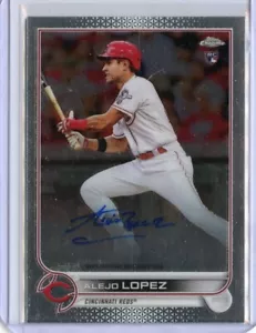 2022 Topps Chrom Rookie Autogramme #RAAL Alejo Lopez Auto - Bild 1 von 1
