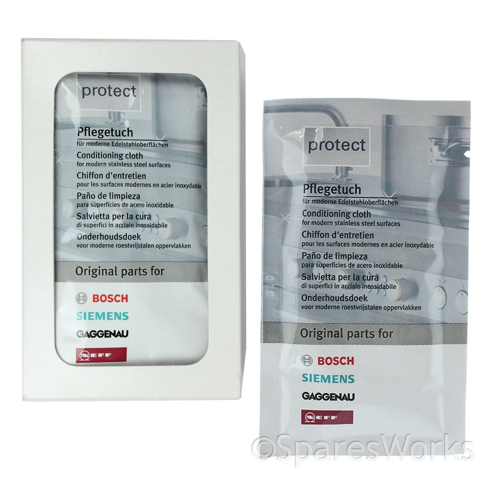 NEFF Horno Cocina Placa Acero Inoxidable Limpieza Acondicionador Paños Limpiador Toallitas Foto 1 de 1