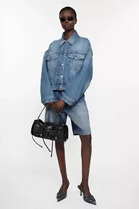 Acne Studios Morris Crop Denim Jacket sz 34 - Picture 1 of 10