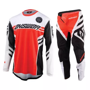 Answer 2025 Arkon Nitrus Jersey Pant Combo Red/Black/White - Picture 1 of 6