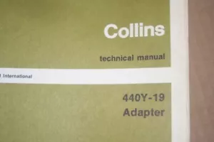 Rockwell Collins 440Y-19 Adapter Technical manual - Bild 1 von 2
