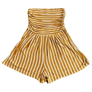 Mono amarillo sin tirantes para mujer - talla mediana - Imagen 1 de 3