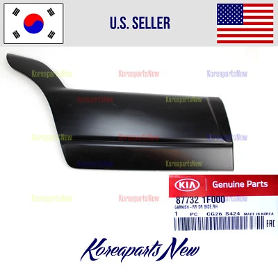 Moldura inferior puerta trasera exterior paso derecho 877321F000 SPORTAGE 2005-2010 Foto 1 de 2