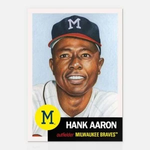 2018 TOPPS LIVING SET #46 HANK AARON - MILWAUKEE BRAVES - Picture 1 of 1