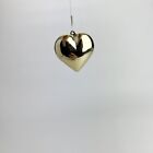 Vintage Department 56 Heart Shaped Ornament With 18k Gold Plating 2”