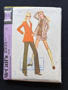 McCall's 2935 Misses Jacket, Pants, Shorts Vintage 1971 Pattern size 12 Cut - Picture 1 of 2