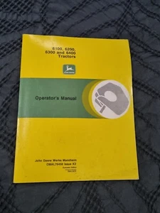 Original Operator’s Manual John Deere 6100 6200 6300 6400 Tractors Dealer Issue - Picture 1 of 8