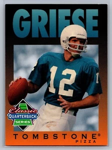 1995 TOMBSTONE PIZZA BOB GRIESE MIAMI DOLPHINS #5 👀 - Picture 1 of 2