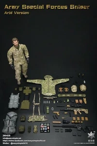 1/6 Easy&Simple 26042S Army Special Forces Sniper Arid Version Action Figure Toy - Picture 1 of 24