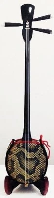 Ryukyu Sanshin With 15 Piece Set for Beginners Okinawa Shamisen Instrument Japan - Image 1 of 4