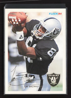 1994 Fleer #232 Tim Brown Los Angeles Raiders - Image 1 of 2