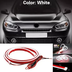 86" Dynamic LED Running Light Front Hood Strip Ambient Lamp For Renault Fluence - Picture 1 of 9