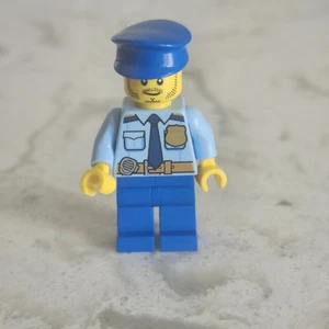 Lego Minifigure City Police Officer Chief Cap Badge USED - Picture 1 of 4
